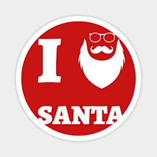 Santa Claus Christmas Minimalistic Gift Magnet